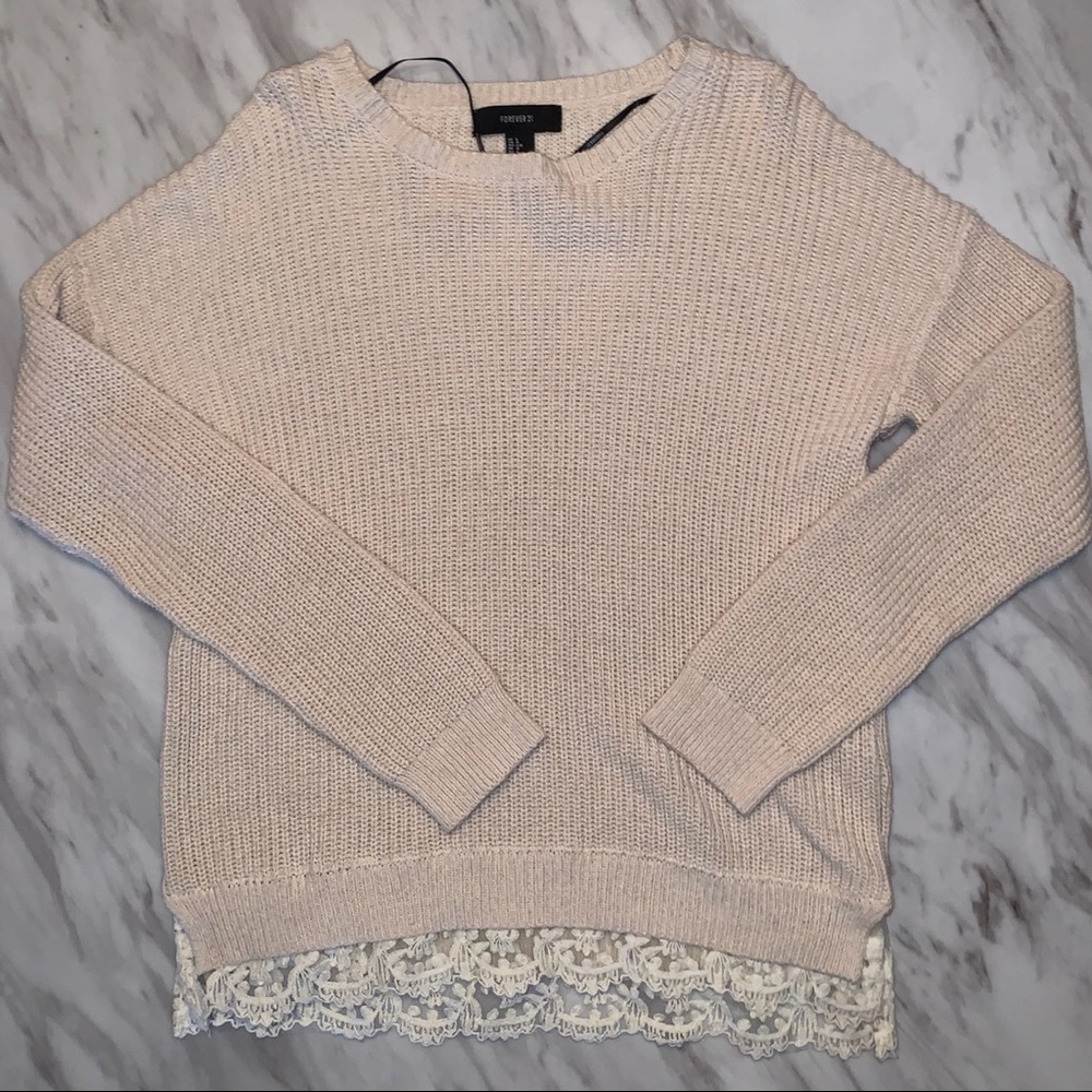Forever 21 Knit Sweater (Large)